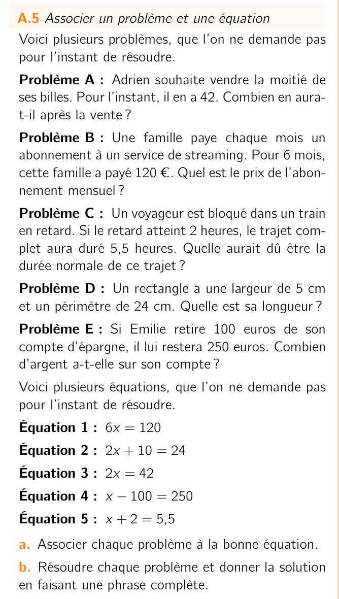 Exercice A.5