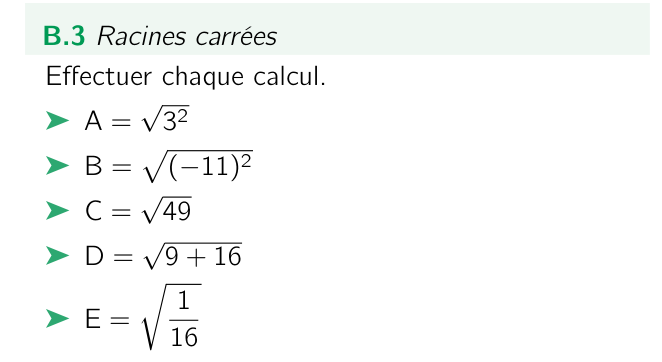 Exercice B.3