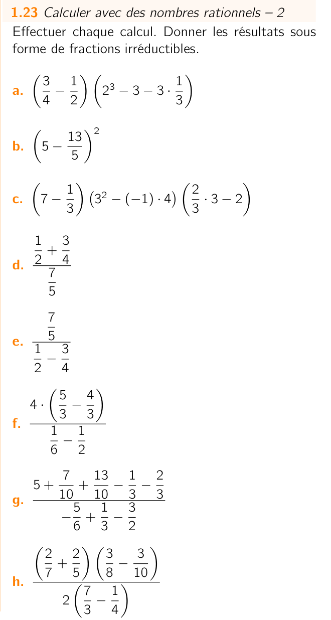 Exercice 1.23
