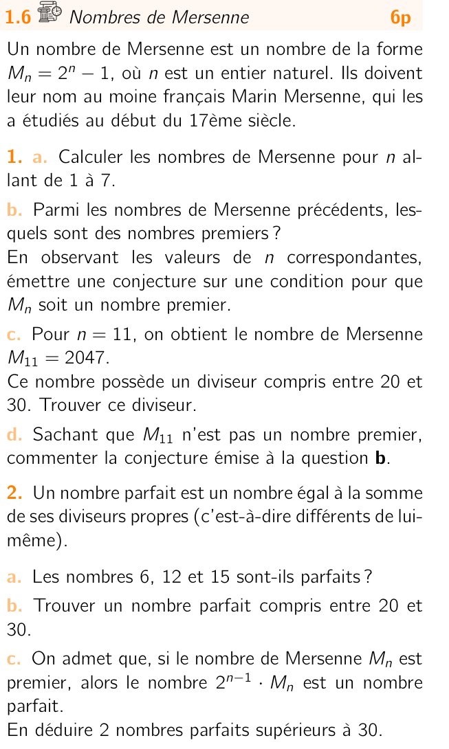 Exercice 1.6