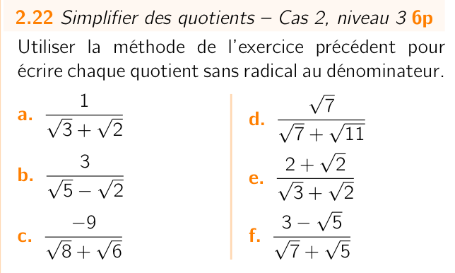 Exercice 2.22