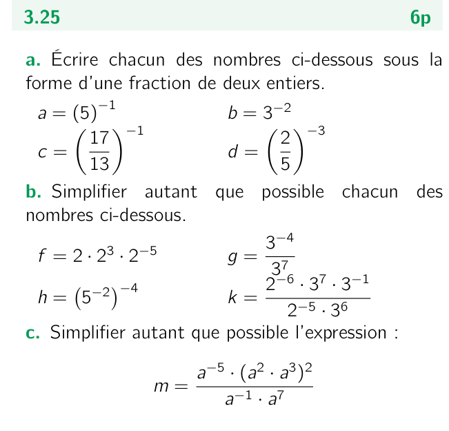 Exercice 3.25