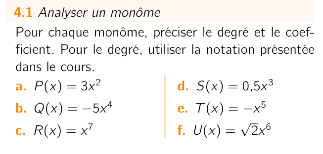 Exercice 4.1