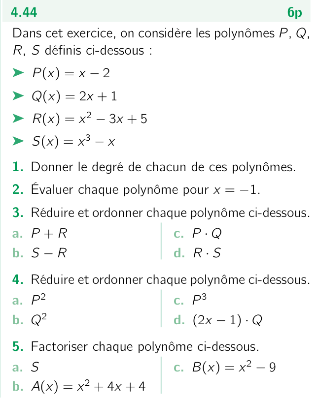 Exercice 4.44