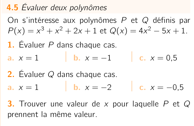 Exercice 4.5
