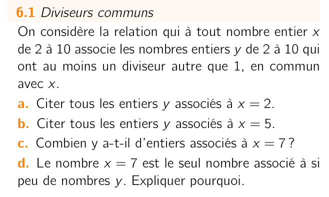 Exercice 6.1