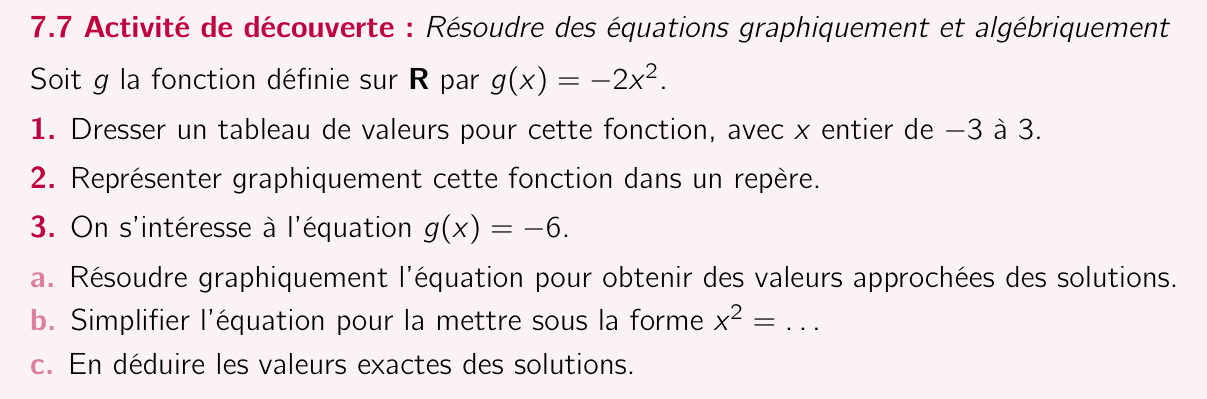 Activité 7.7