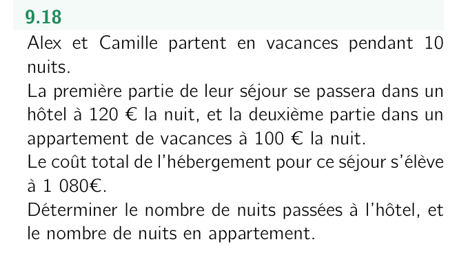 Exercice 9.18