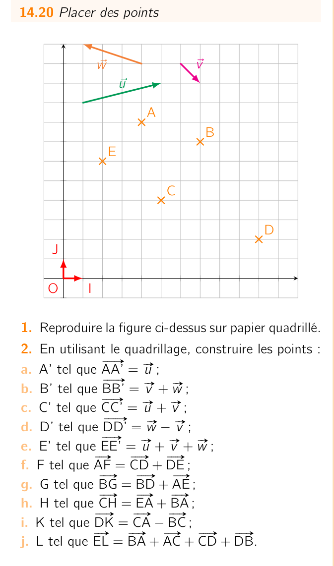 Exercices 14.20 et 14.22